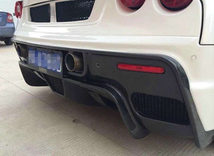 F430 задний бампер подходит для asi Стиль FRP или углеродного волокна задний бампер с задней губой