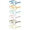 CLASAGA High Quality Spring Hinged Reading Glasses Men and Women Eyewear with Oval Frame Reader Prescription Eyeglasses 0~600 1
