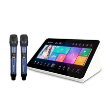 

Portable Karaoke Machine 5 in 1 Dual Wifi Touch Screen Phone Pick Songs Karaoke System Professional Mini Karaoke Player