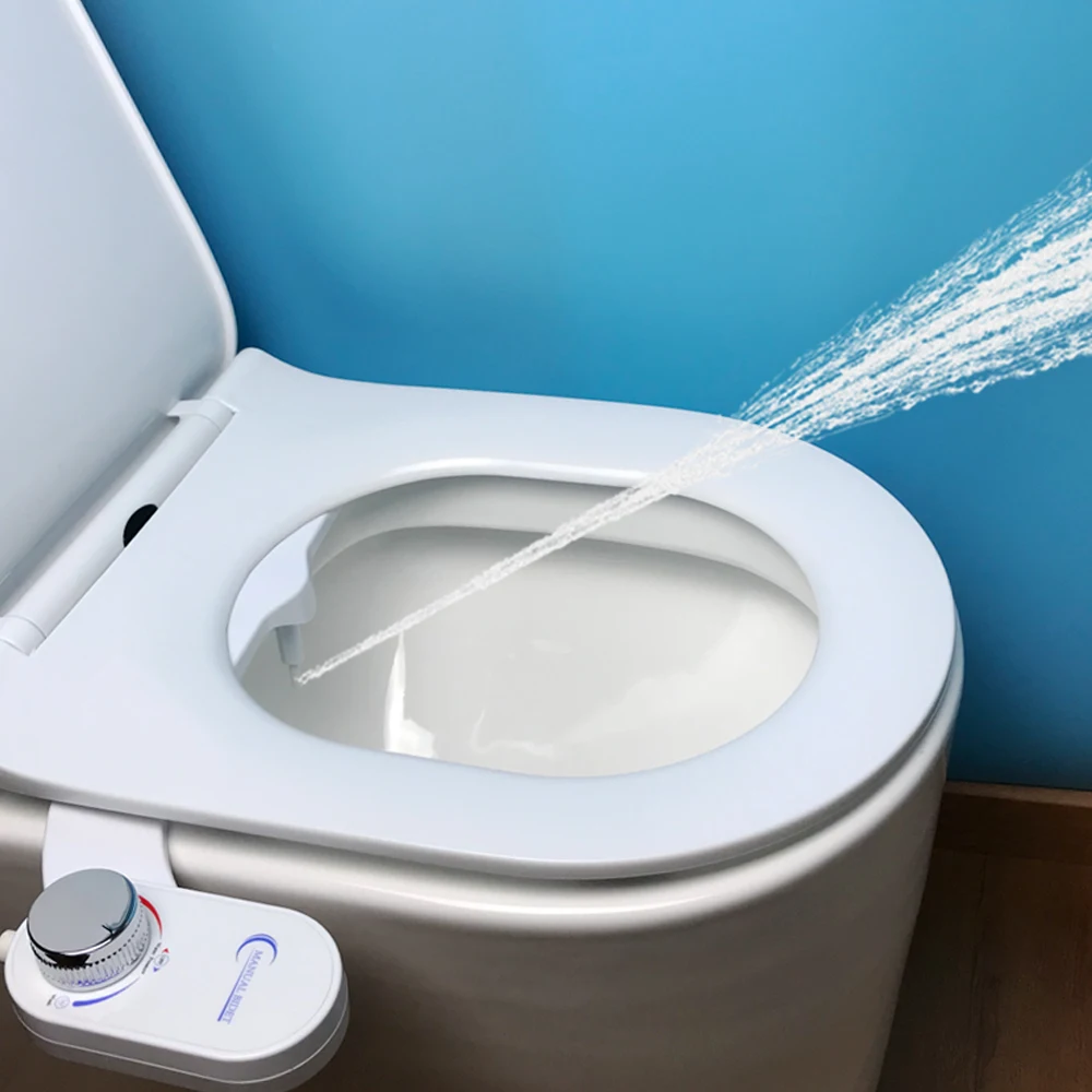 Nieuwe Aankomst Bidet Dual Nozzle Bidet Vrouwelijke Bidet Sproeier Set