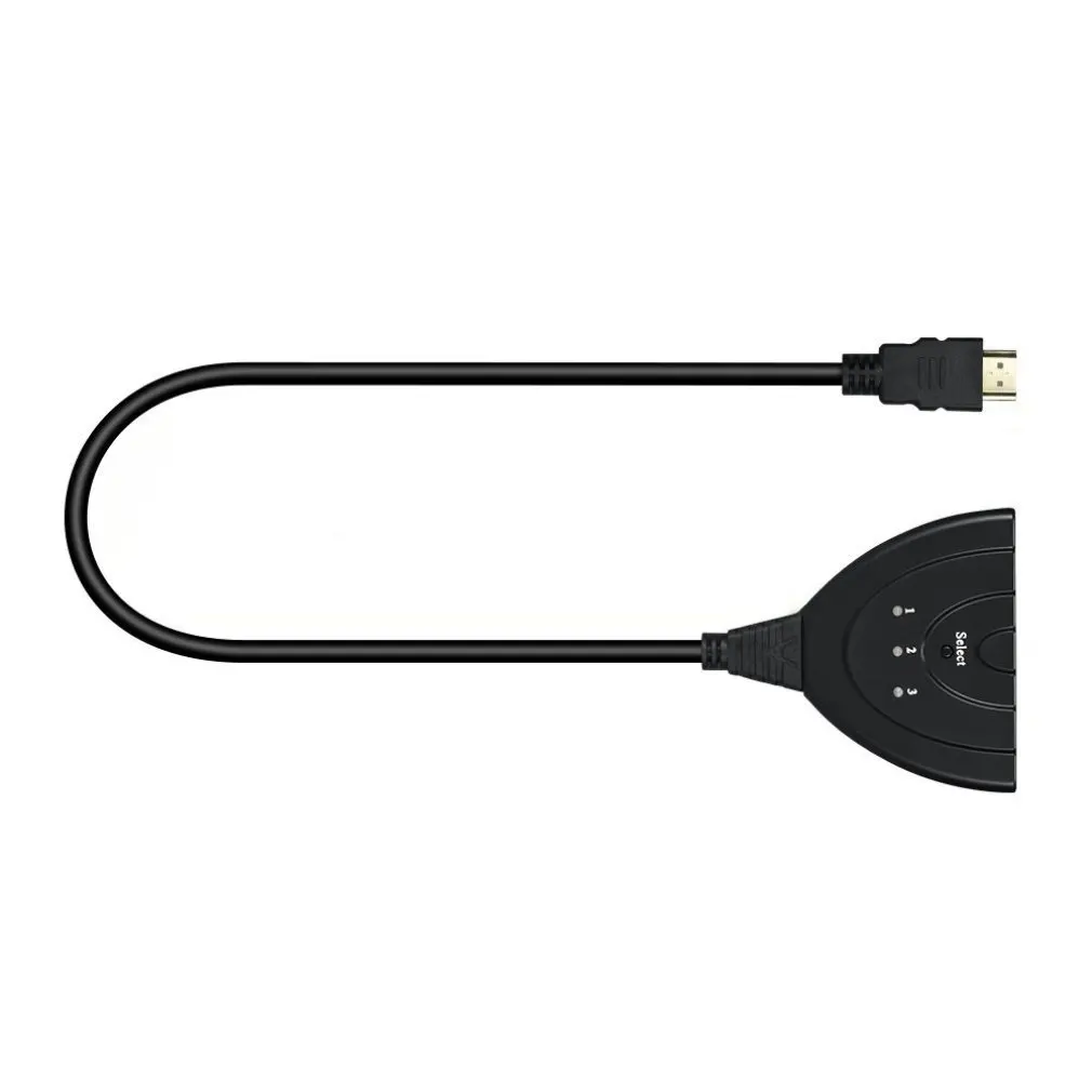 Мини 3 порта HDMI коммутатор 1.4b 4K Коммутатор HDMI сплиттер 1080P 3 в 1 выход порт концентратор для DVD HDTV Xbox PS3 PS4