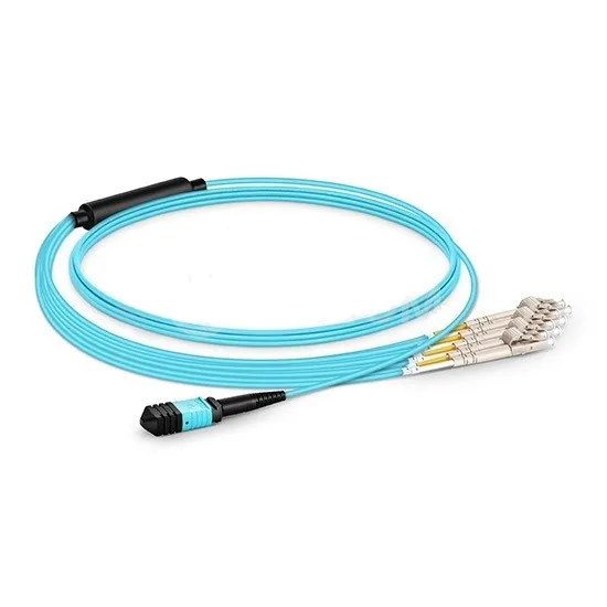 15m MTP MPO Patch Cable OM3 Female to 6 LC UPC Duplex 12 Fibers Patch cord 2