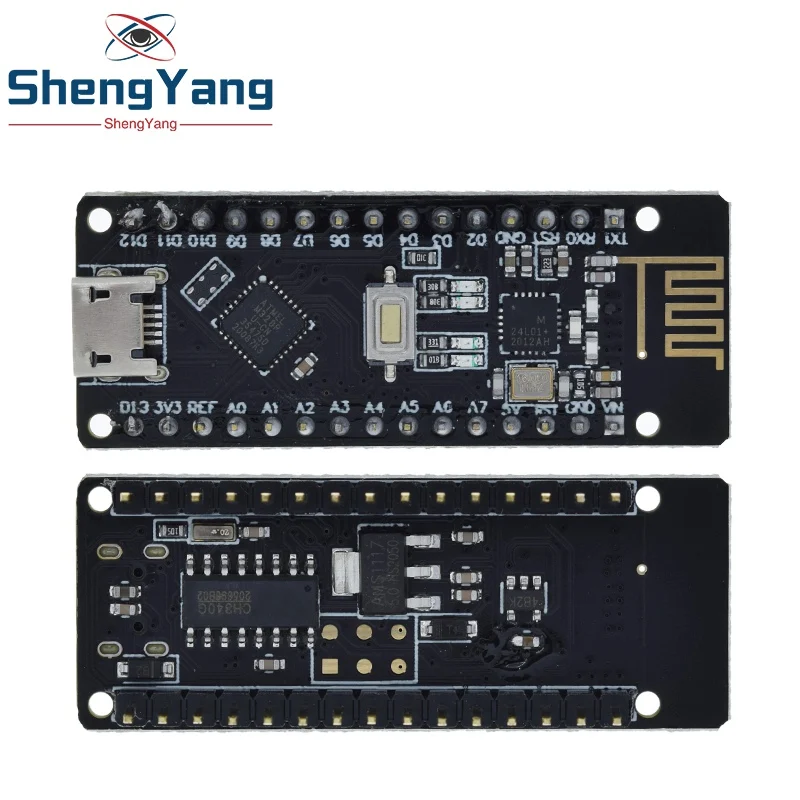 RF-Nano-for-Arduino-Nano-V3-0-Micro-USB-Nano-Board-ATmega328P-QFN32-5V ...