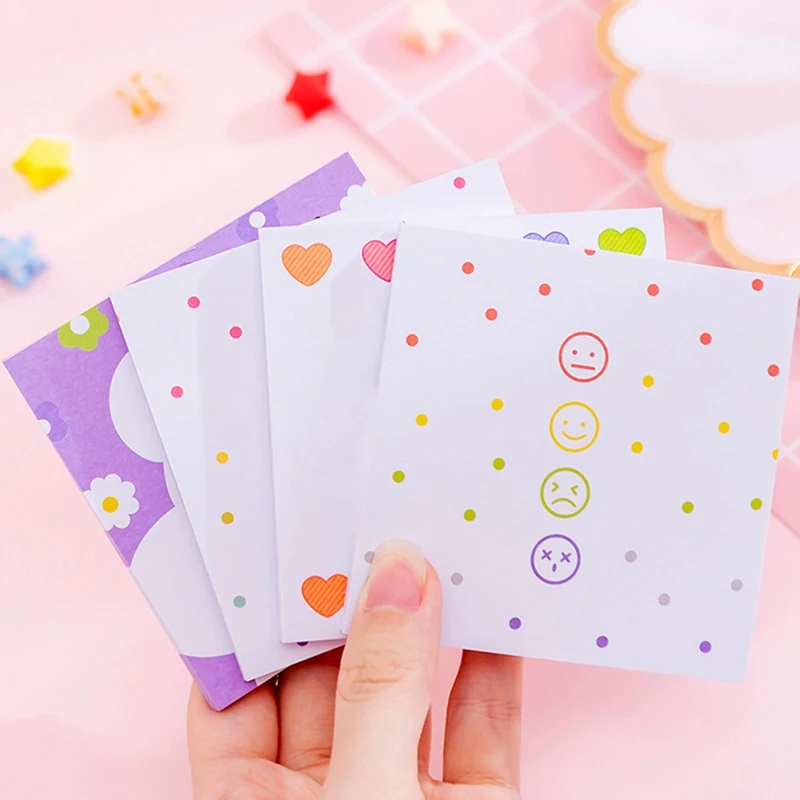 Lovely Cartoon Candy Bear Memo Pad Kawaii Stationery Diary DIY Sticky Notes Planner Notepad School Office Supply