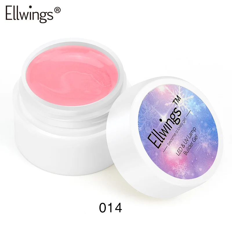 8ml builder gel 14 Ellwings светящийся УФ-гель для ногтей 119 цветов светится в темноте Гель-лак для маникюра сделай сам - Цвет: 8ml builder gel 14