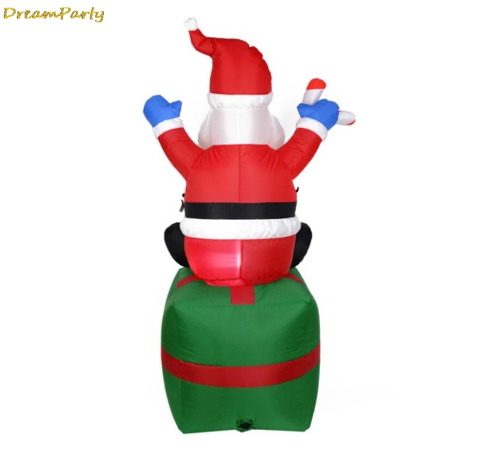 Надувной Санта-Клаус, рождественское уличное украшение для дома, navidad, рождественские, новогодние, вечерние, садовые, Декор для дома