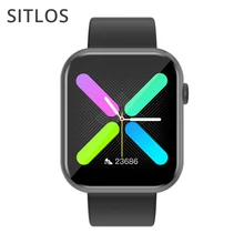 Sitlos r3l 2020 novo relógio inteligente homem tela cheia com jogo embutido ip67 à prova dip67 água monitor de freqüência cardíaca para ios android smartwatch