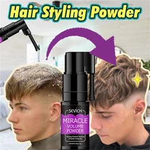 Men Womens Fluffy Hair Powder Volume Up Hair Styling Powder 360° Rotatate Spray Refreshing Remove Oil Modeling Hairdressing Tool