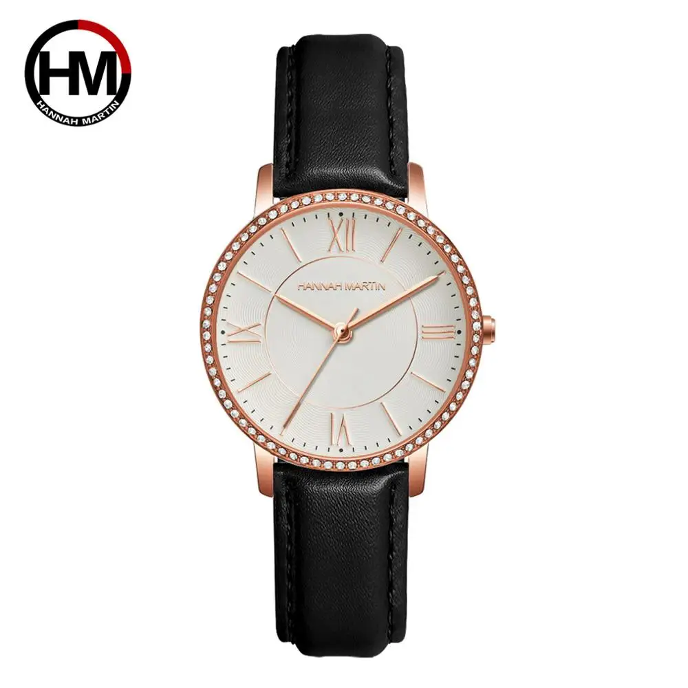 Женские часы с бриллиантами, японские кварцевые наручные часы, украшенные кристаллами, роскошные повседневные женские нарядные Часы Relogio Feminino, Прямая - Цвет: 1072PH1