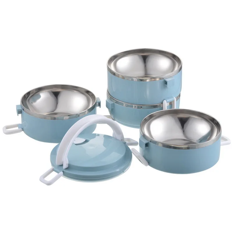 Stainless Insulation Lunch Box Kid Food Thermal Container Kitchen Bento Box Portable Picnic Leak-Proof Case Snack Boxs