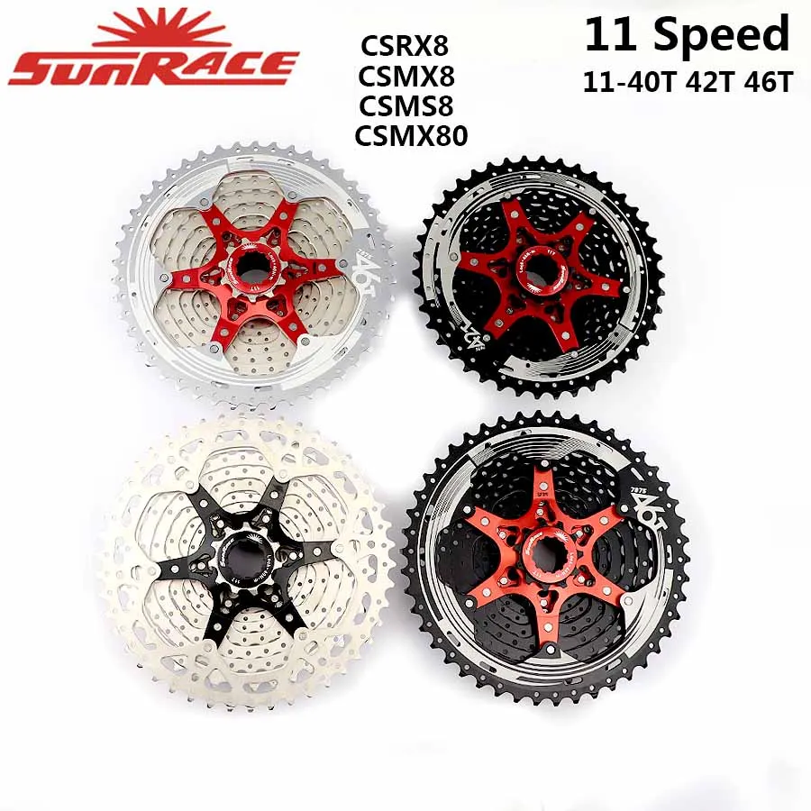 Велосипедная кассета SunRace CSMS8 CSMX8 MX80 11-42T 11-46T 11-50T 11-51T | Спорт и развлечения