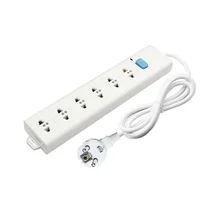 Multiprise 6AC, cordon d'extension, prise avec interrupteur, chargeur électronique domestique, carte de raccordement, fil de 1.5M 3M, prise AU EU UK
