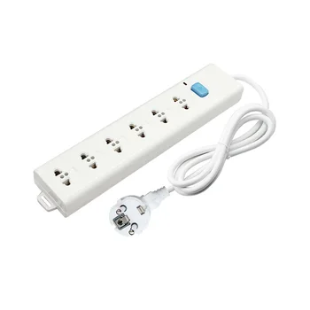 

Power Strip 6AC Outlet Extension Cord Socket with Switch Home Electronics Charger Patch Board 1.5M 3M Wire AU EU UK PLUG