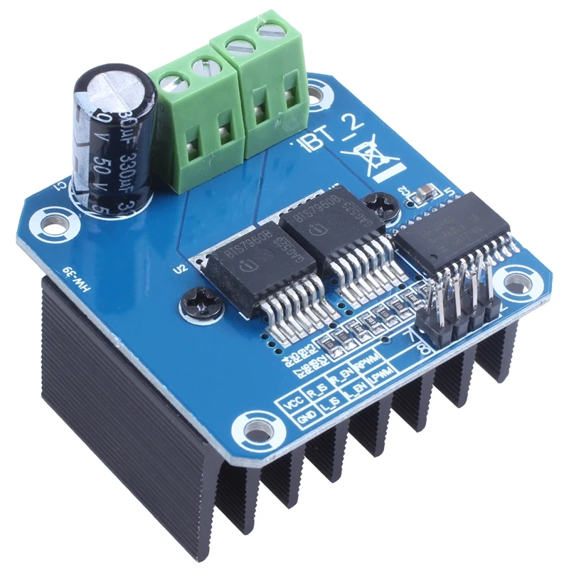 Драйвер полупроводникового двигателя авто BTS7960 43A h-мост PWM привод для Arduino Горячий