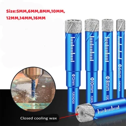Taladro seco soldado multifunción para el hogar, herramienta de broca para mármol, ladrillo vitrificado, granito y vidrio, 1 pieza, 5 16mm