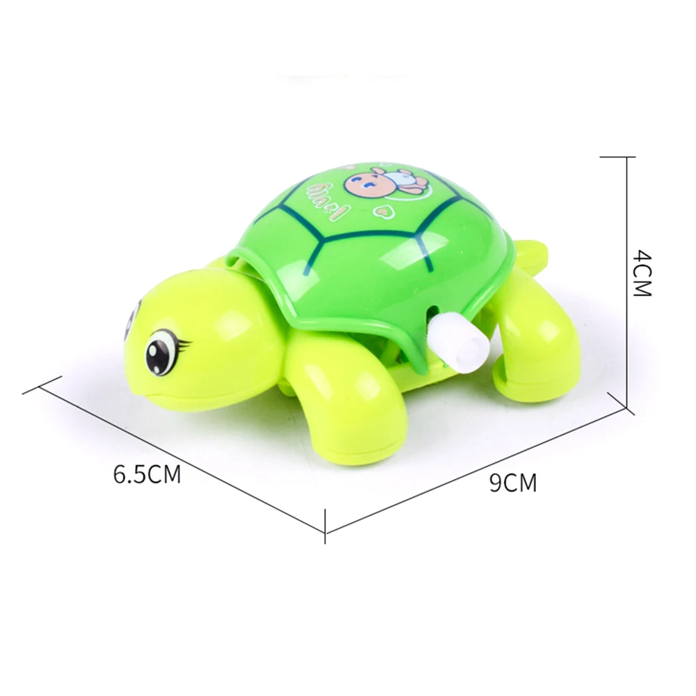 Mini Turtle Animal Wind up Clockwork Educational Baby Crawling Toy Party Favors
