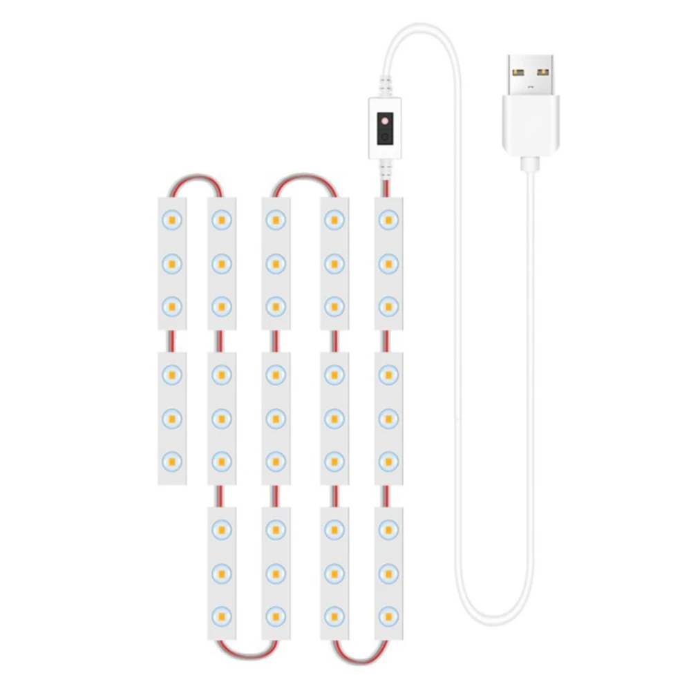 5V USB LED Fill Light Vanity Dimmable Mirror Lamp Touch Switch/Sensor Switch 4000K Dimmable Mirror Lamp for Makeup Table Bedroom