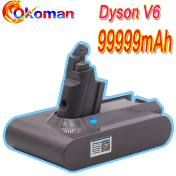

99999mAh 21.6V Li-ion Battery for Dyson V6 DC58 DC59 DC61 DC62 DC74 SV09 SV07 SV03 965874-02 Vacuum Cleaner Battery