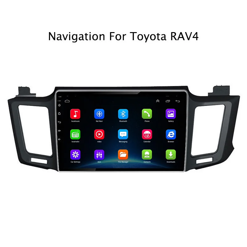 Sale 10.1Inch Android 8.1 Car DVD GPS Navigation Player For Toyota RAV4 2013-2018 4G LTE with SIM Card Slot 2DIN Car Radio Stereo 1