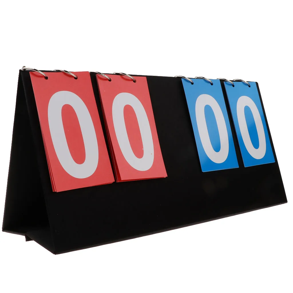 Sporting Goods Portable Table Top Scoreboard Indoor Outdoor Easy-Flip Basketball, Football