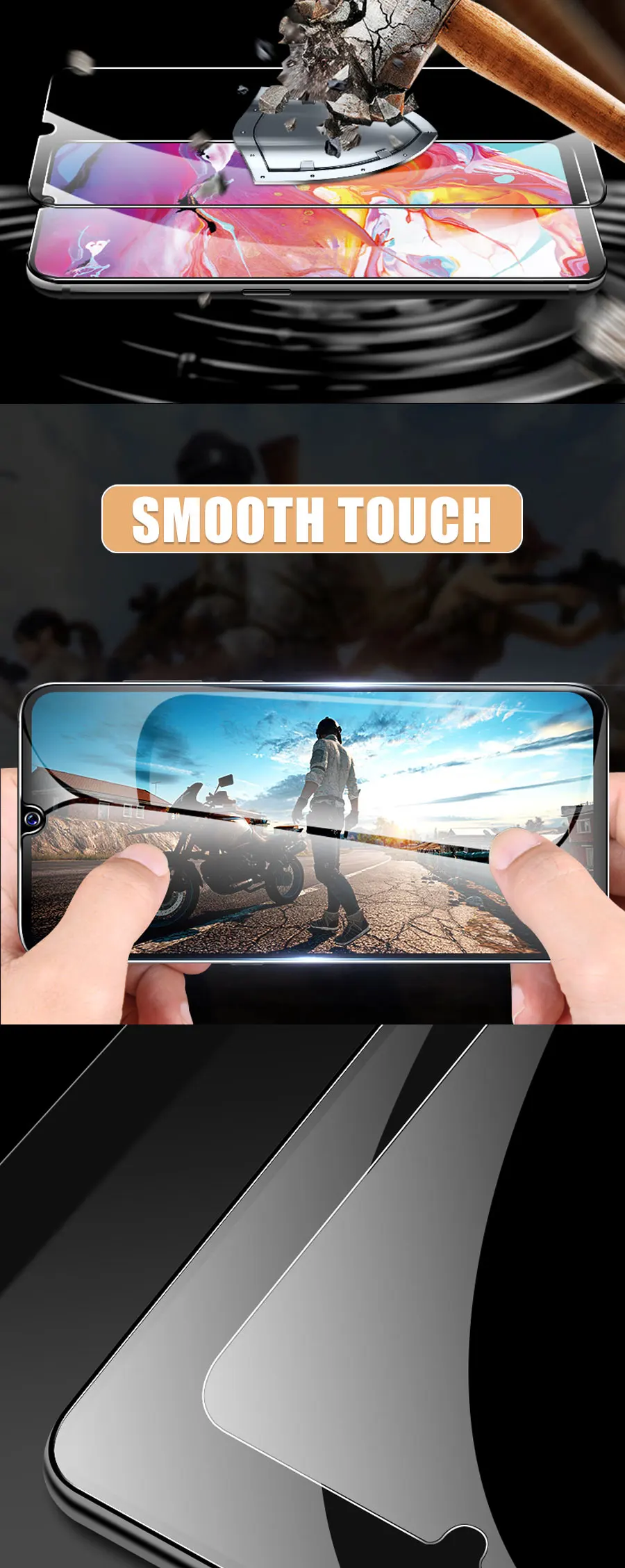 С уровнем твердости 9H закаленное Стекло на samsung Galaxy A10 A20 A30 A40 A50 A60 A70 A80 A90 M10 M20 M30 M40 Экран протектор Защитная пленка