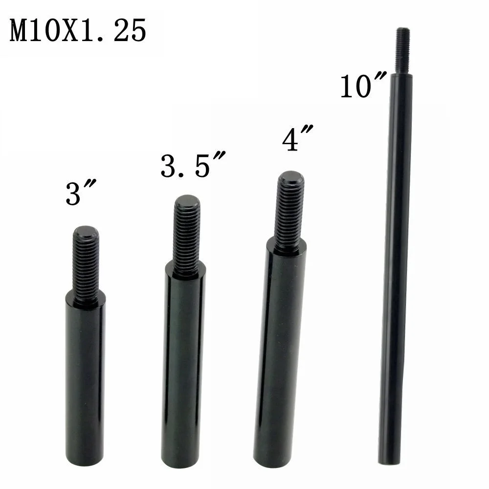 Ручка переключения передач рычаг прямой удлинитель M10X1.5/1,25 12X1,25 ЧЕРНЫЙ ДЛЯ Honda Mazda Mitsubishi Nissan Subaru Toyota Ford