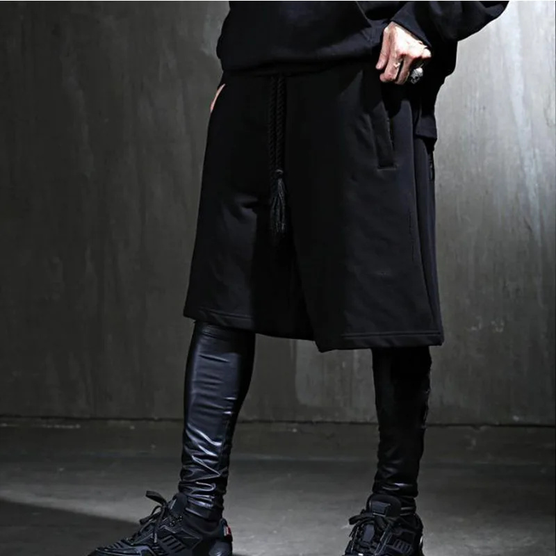 Men's Leggings Spring And Autumn New Korean High Elastic Sports Slim Solid Color Large Size Leggings