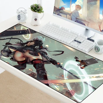 

NieR Automata Sexy Girl Gaming Mousepad Table Mats Rubber Anti-skid Mouse Pad Keyboard Anime Desk Mat for gift Mice Play Mats