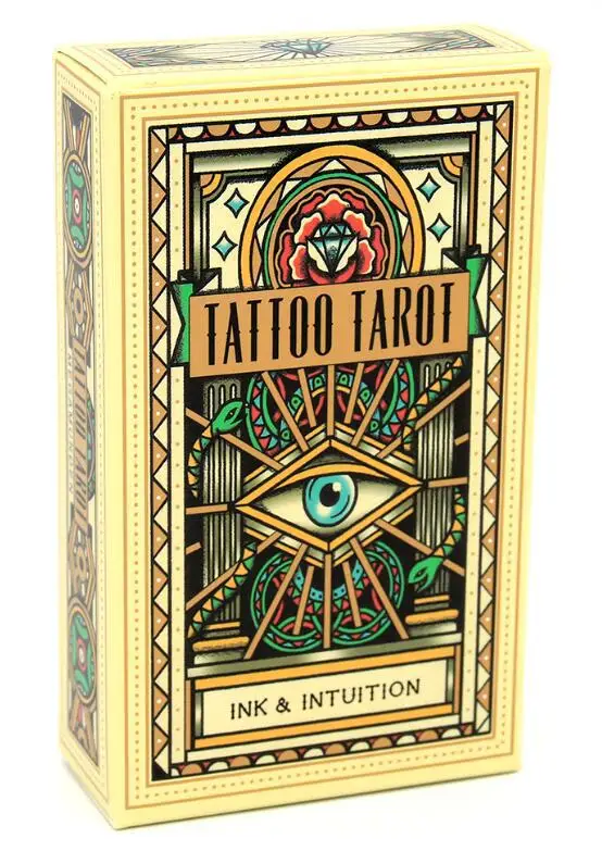 The Tattoo Tarot Cards A 78 Tarot Deck PDF Guidebook Divination Tarot Deck For Women party board games