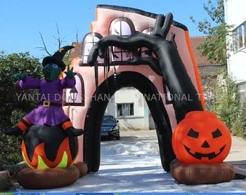 

Free shipping inflatable arch entrance（3M*4M) for halloween event decoration