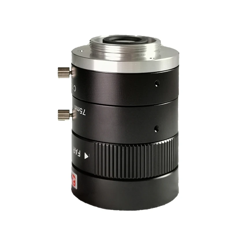 3 мегапикселя C Mount 75 мм 2/" F2.8 FA/Машинное видение объективы с фиксированным фокусным расстоянием промышленная камера ручная диафрагма cctv объектив