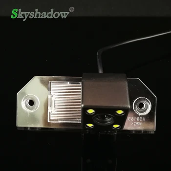 

HD Car Rearview Rear view Back up camera monitor screen filter For Ford Focus Sedan Parking Line Waterproof Night Vision 4LED