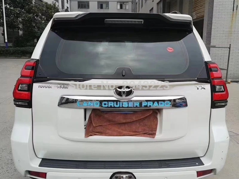 Автомобильный Стайлинг для Toyota Cruiser Prado FJ150 FJ 150 2010- ABS пластик белый черный цвет задний Багажник крыло Средний спойлер