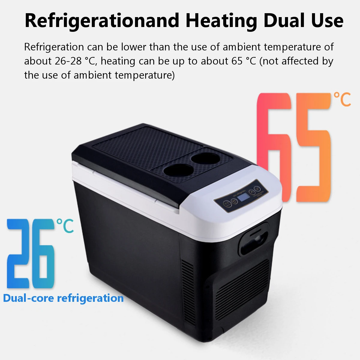 28L DC12/24V Car Home Auto Refrigerator Mini Fridges Freezer Cooler Heater Keep Warm Fresh for Car Home Pinic Camping AC110/220V mini fridge for car