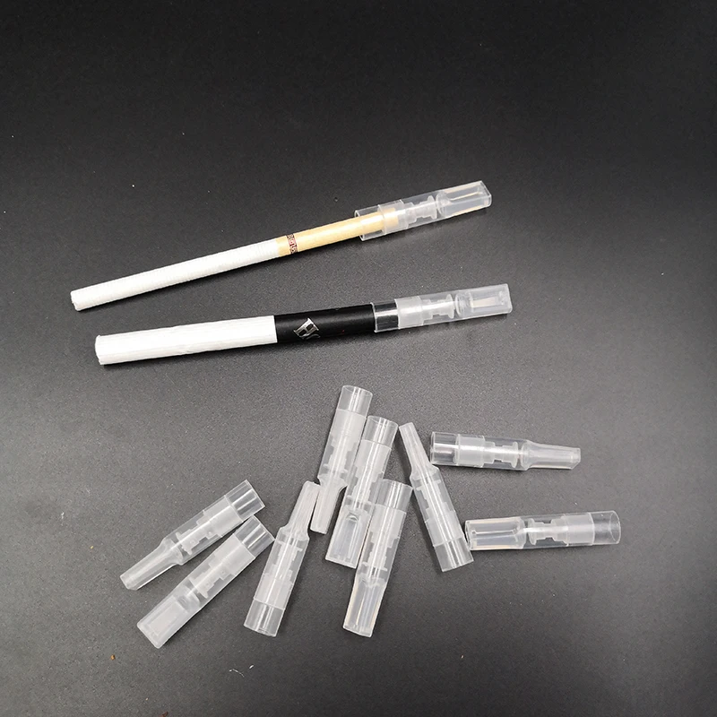 10 Pc Dual-purpose Transparent Filter Smoke Pipes Cigarette Tobacco Pipe Smoking Mouthpiece Cleaning Holder | Дом и сад