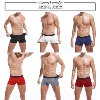 

4 Pieces/Cotton Men's Boxer Breathable Boxer Sturdy Underwear comfortable L-3XL Male Panties Tрусы Mужские