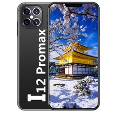 I12 Pro Max Global Unlocked Telefoons Smartphone 6.7 Inch 10G + 512Gb Cellphone Dual Sim Mobiele Mobiele Smart gezicht Id Mobilephone 3G 4G