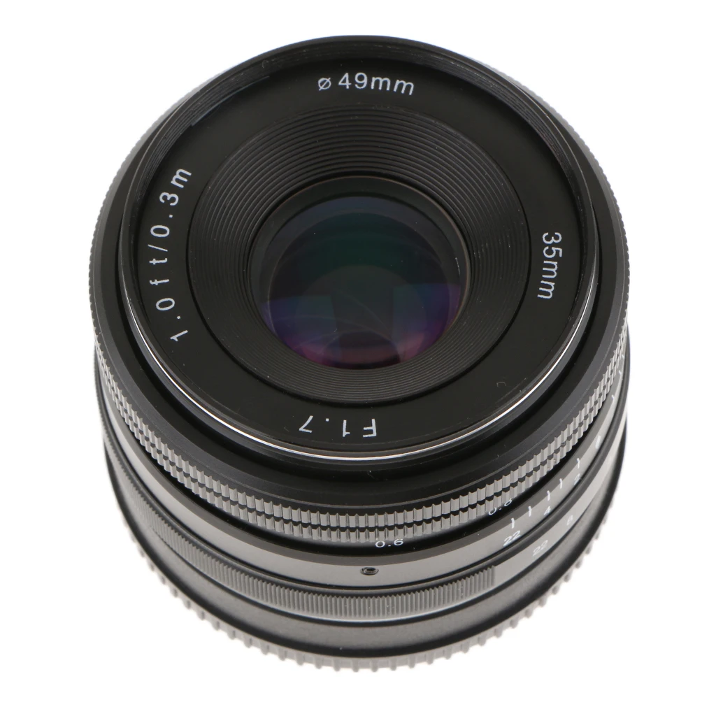 

35mm-f/1.7 Large Aperture Manual Focus Lens For Sony E Mount Mirrorless Cam