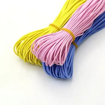 

2mm Colorful High-Elastic Round Elastic Band Round Elastic Rope Rubber Band Elastic Line DIY Sewing Accessories 5meters