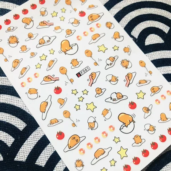 Серия one piece мультфильм-70 стикеры 3D на ногти nail Art Наклейка шаблон diy Инструменты для ногтей украшения - Цвет: F-61