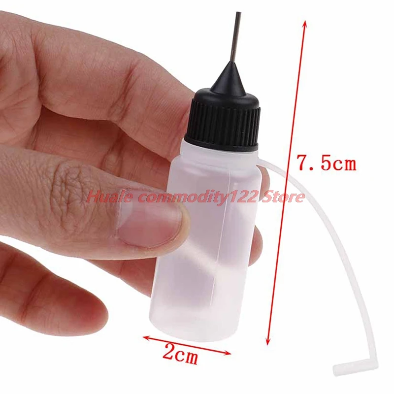 New 5pcs 10/30ml Empty Plastic Squeezable Dropper Bottles Eye Liquid Dropper Needle Tip Drop Refillable Bottle