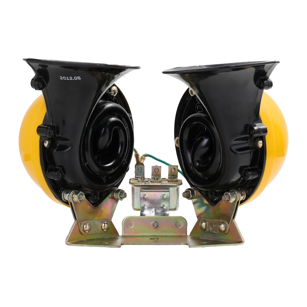 120db громкий звуковой сигнал автомобиля 12 V/24 V дополнительный клаксон Запчасти для грузовика, автобуса, громкость Водонепроницаемый пылезащитный Авто Рог