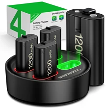 

4x1200mAh Rechargeable Battery for Xbox Series X|S/Xbox One X/S Wireless Gamepad+USB Charger Dock For Xbox One Controle Battery
