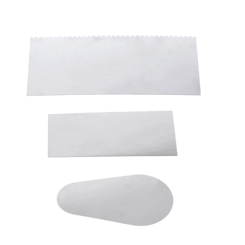 10PCS Pottery Clay Steel Scraper For Polymer Steel Cutter Ceramic Serrated Tools