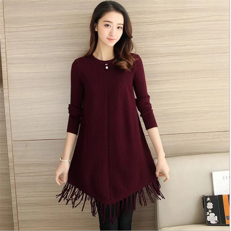 Women's Sweaters For Winter And Pullovers Christmas Pull Femme Loose Jumpers Mujer Oversized Sweater Korean | Женская одежда