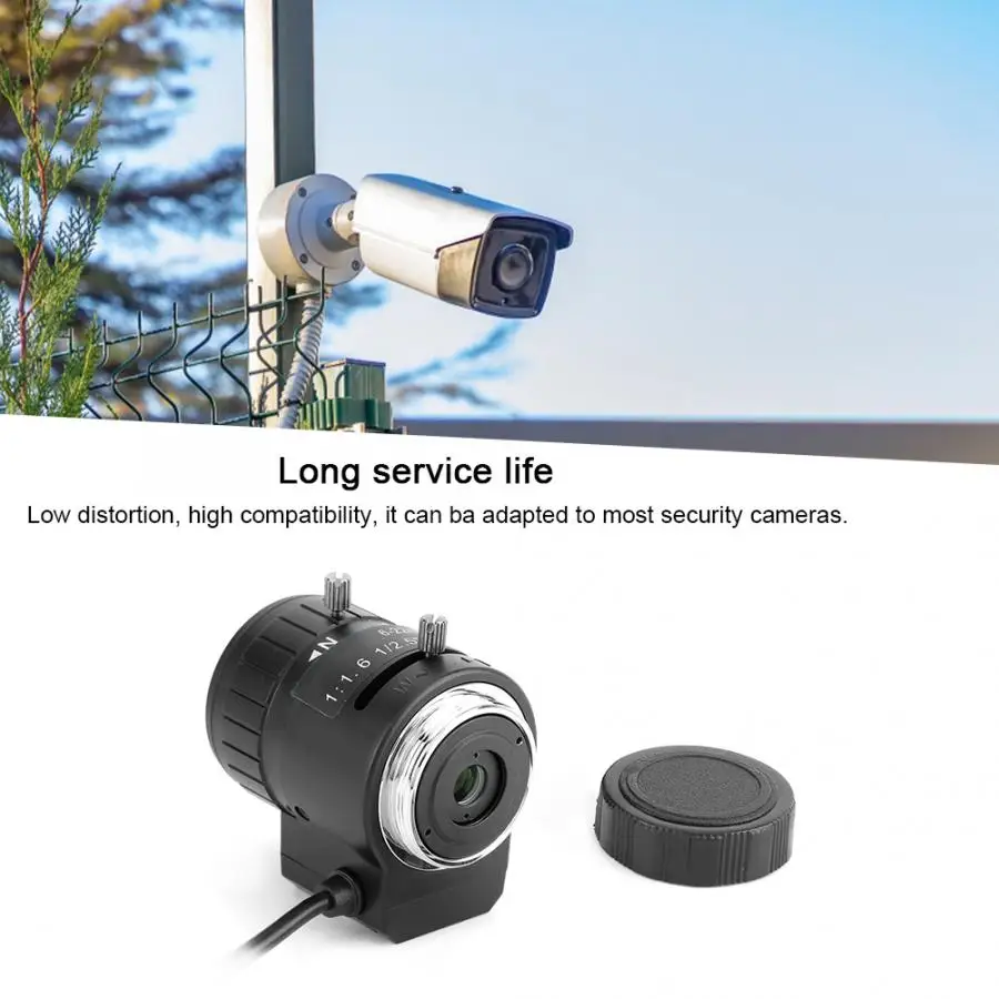 Автоматическая диафрагма CCTV камеры безопасности зум-объектив 5MP 6-22 мм 1/2. 5 объектив камеры безопасности