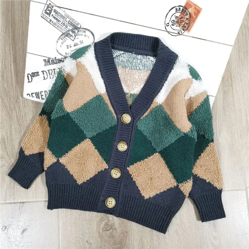 

Girls Knitted Cardigan Sweatershirt Autumn Winter Sweater Coat Jacket For Toddler Kids Warm Sweater Girls Outerwear Clothes