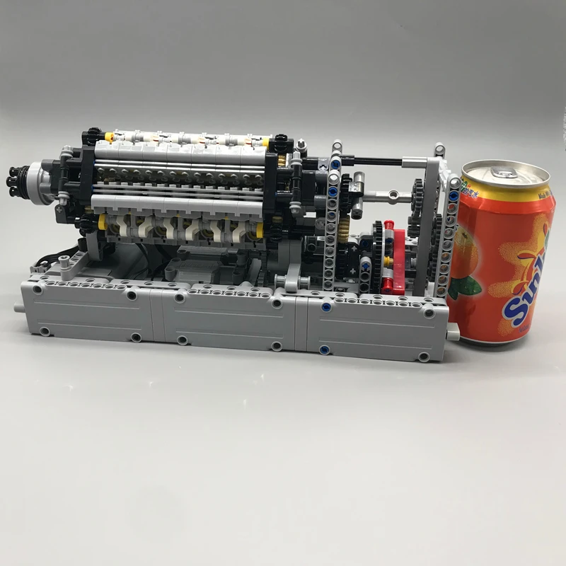Строительный блок ing Technology механическое снаряжение MOC автомобиль гоночный
