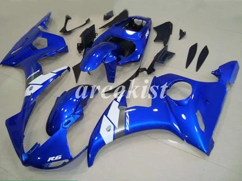 

4Gifts New style ABS Mold motorcycle Fairings Fit For YAMAHA YZF-R6-600 2003-2005 03 04 05 Fairing Bodywork Set Custom Blue
