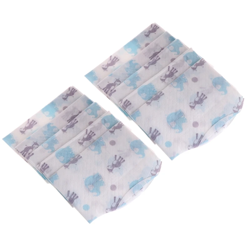 10 шт. 1 комплект одноразовые детские нагрудники для новорожденных водонепроницаемые с карманом смесь из хлопка N84E